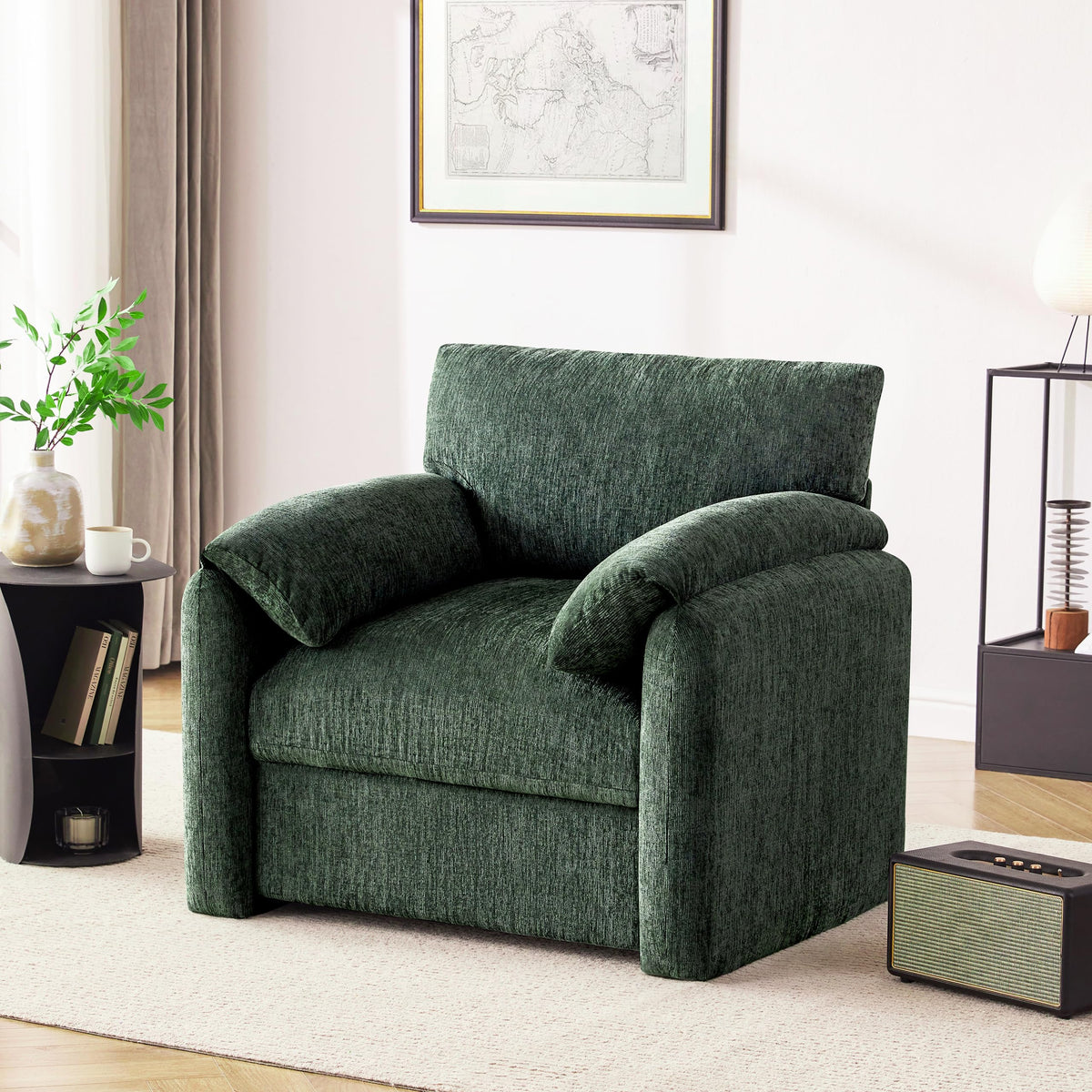 2 Pack Oversized Green Accent Chair T246
